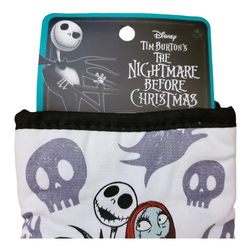 New Disney Nightmare Before Christmas Jack & Sally Gravestone Halloween Oven Mit